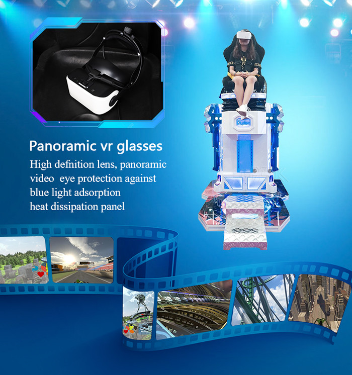 Single Player Jump Off Arcade 9D VR Simulator Virtual Game Machine