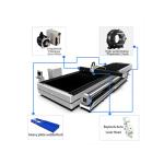 CNC Metal Tube Laser Cutting Machine 1500mm*3000mm Cutting Area