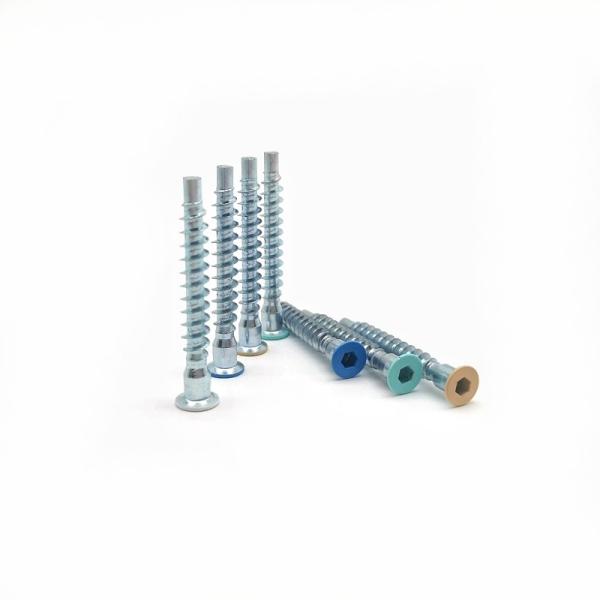 Customized Furniture Screws Straight Repair Countersunk Head Hexagonal Socket
