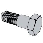 Anti Wear Hex Head Bolt For Wind Energy / Mechanical Machine Industry