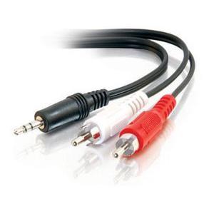 China 3.5mm Mini-Stereo Male to Two RCA Male Adapter Cable, 1m, RoHS,UL on sale