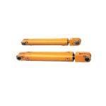 Blue Yellow Custom Hydraulic Cylinders Small Medium Pressure Steel Material