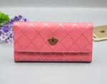 2016 new winter fashion trend embroidery Ms. clamshell Lingge long wallet