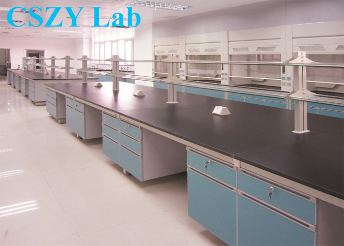 Cheap Price Professional School Lab Furniture Island Bench With PP sink