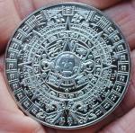 Factory manufacturer Greece maya calendar silver plated coin souvenir
