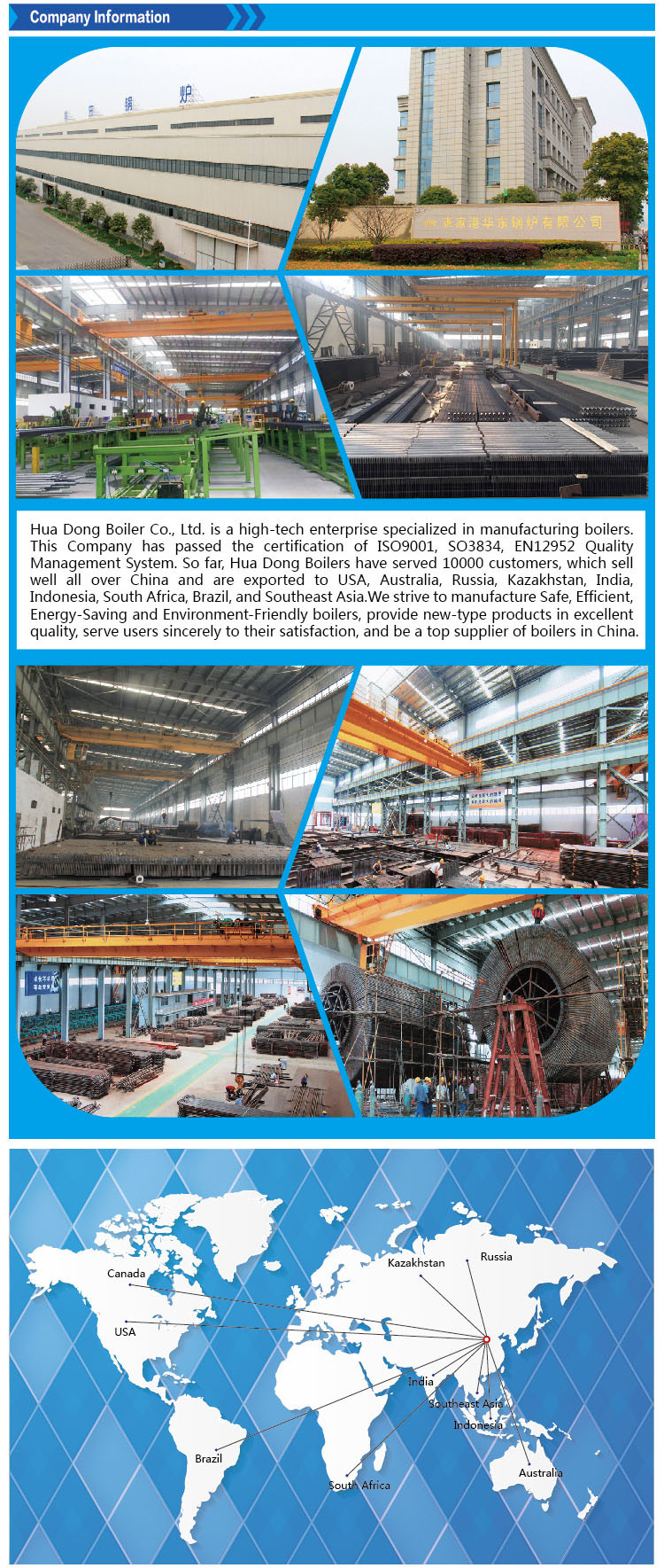 Carbon Steel ASME Standard Boiler Parts Manifold Header For Power Station with best quality and best prices