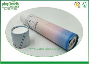 Wholesale High End Custom Paper Tube Packaging , Rigid Cardboard Kraft Paper Tube Containers from china suppliers