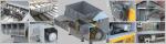 Industrial Plastic Shredder Machine , Four Shafts Mini Plastic Shredder