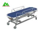 Stretcher Hospital Bed With Wheels Emergency Room Equipment Stainless Steel