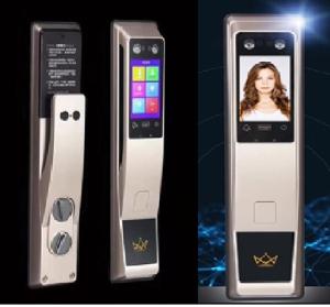 Wholesale IC Card Facial Detection Smart Lock Fingerprint Password Swiping Card Key from china suppliers