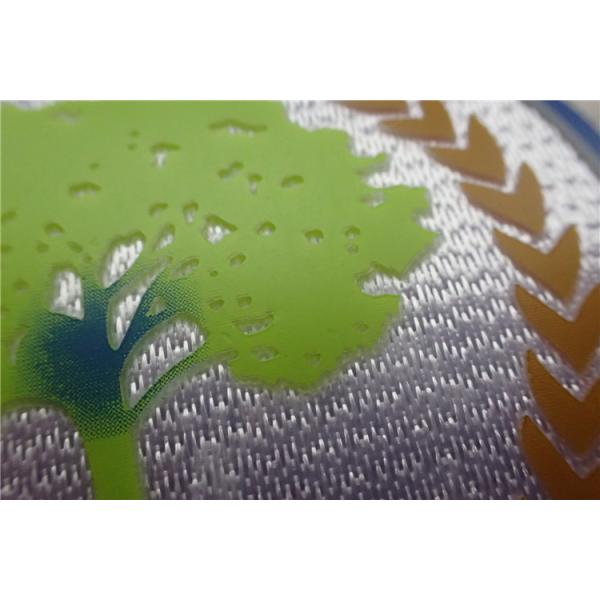 Fashion Tatami Aaterial Custom Garment Patches , With Colorful 3D Logo On Patches