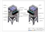 High Performance Metal Melting Furnaces Bag Type Dust Collector 1.5m / Min