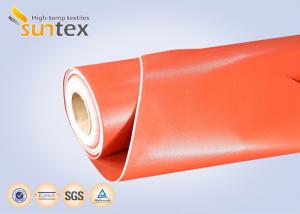 Wholesale 3732 Red Thermal Insulation Fabric Fireproof Fiberglass Cloth Silicone Rubber Coating from china suppliers