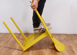 Wholesale Yellow PP 4pcs/Ctn Molded Plastic Dining Room Chairs from china suppliers