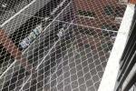 Oxidized Black Stainless Steel Cable Net 30mm*30mm Steel Wire Rope Net