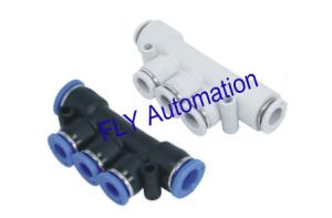 Wholesale Different Diam One Touch PK,PKG Union Triple Plastic Pneumatic Tube Fittings from china suppliers