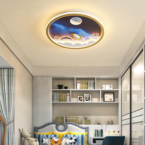 Modern Simple Ceiling Lights For Children's Room Boys Girls Designer astronaut