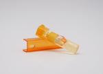 Green Orange Square Plastic 10ml Travel Perfume Atomiser Bottle