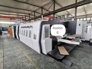 China Corrugated Box Flexo Folder Gluer Machine Letterpress Plate Type on sale