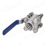 Sanitary Stainless Steel Thread Type Ball Valve End Connection NPT Model NO.