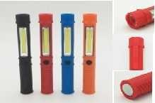 China ABS Pen Work Light Round LED Fog Lights COB With 1W LED On Head 1.5W COB LED On Body With Plastic Clip on sale