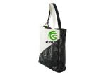 Waterproof Tyvek Shopping Bag Black / White Color Stitching Dupont Paper