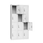 Small Capacity Thick 0.7mm Personal Metal Lockers Stadium Storage Locker