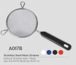 Kitchen utensils stainless steel coarse strainer with plastic handle