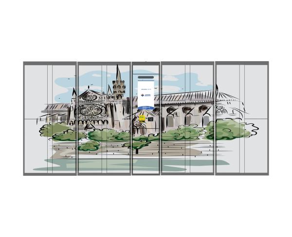 Intelligent Logistic Parcel Delivery Lockers With Security Camera And Remote