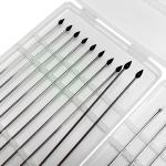 Black ESD Pointed Silicone Head Gel Sticky Swab For Cleaning SMT