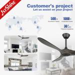 Decor Dc Solid Blade 52 Inches Ceiling Fan With Remote Control