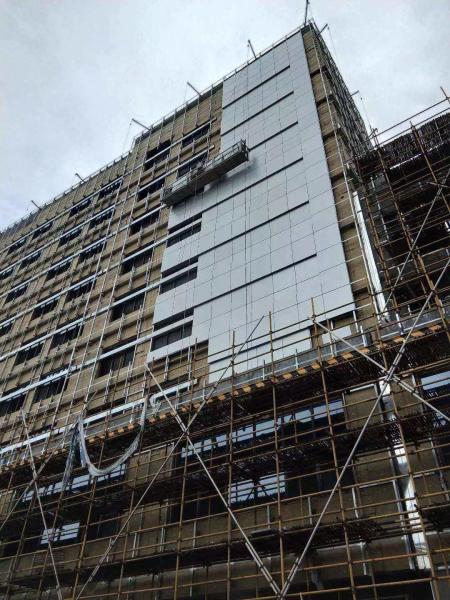 Modern Broken Bridge Aluminum Curtain Wall Panels Weather Resistance Sound