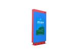 32" Bus Stop Station Shelter Ip65 Outdoor Totem Wifi Lcd Advertising Digital