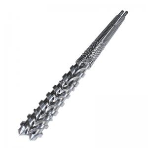 China AISI4140 Conical Twin Extruder Screw Barrel For PVC Pipe Extruder Machine on sale