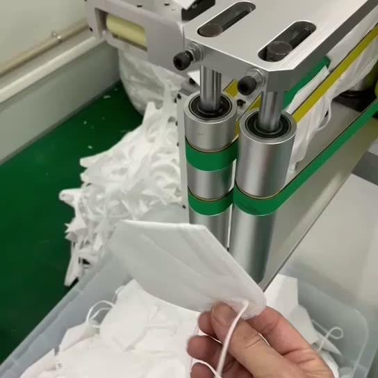 Global Warranty 100-120pcs/min semi automatic n95 mask making machine N95 face