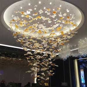 Wholesale LED Light Source Crystal Glass Project Chandeliers For Lobby from china suppliers