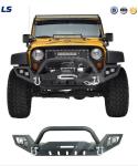 07-16 for Jeep Wrangler Jk Lp3 Full Width LED Power Steel Iron Black Front