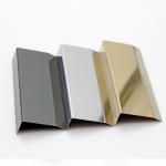 Mirror Finish Silver Stainless Steel Trim Edge Trim Molding 201 304 316 for wall