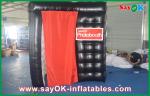 Photo Booth Enclosure Red Business Open Air Photo Booth Waterproof / Durable CE