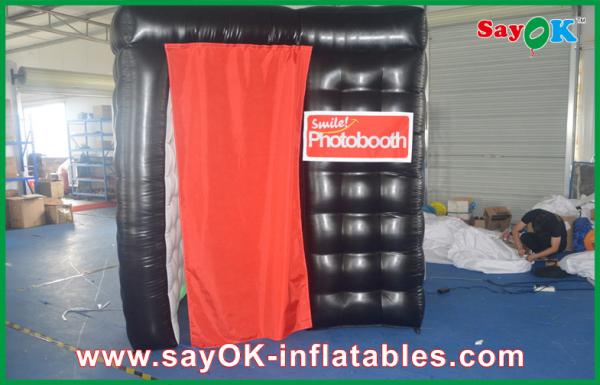 Photo Booth Enclosure Red Business Open Air Photo Booth Waterproof / Durable CE