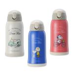 600ml Double Walled Kids Stainless Steel Water Bottle With Straw