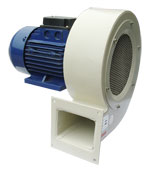 Low in noise centrifugal air-blower