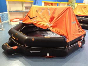 Wholesale Rigid Type Inflatable life raft.25 persons life raft,light and HRU from china suppliers