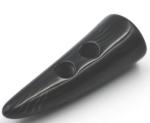 Black Natural Horn Shaped Buttons Coats Down Jackets Clothing Accessories