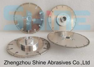China 5/8-11 Flange Electroplated Diamond Tools Diamond Vanity Blade For Marble on sale