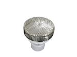 2" Gray Top Accessory 5 Scallop Spa Hydro Hot Tub Suction Assembly Smooth Face