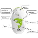 GPS302 Kids Child Elderly Safety Mini GPS SMS Tracker W/ SOS Button & 2-Way