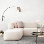 Nordic Minimalism Sofa Set for Office/Bedroom Innovative Arc Fabric for