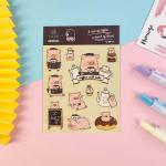 Customization Of Food Labels Transparent Vinyl Cartoon Stickers Waterproof And