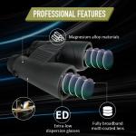 Extra Low Dispersion ED Binoculars IPX7 Waterproof BaK4 Prism For Stargazing